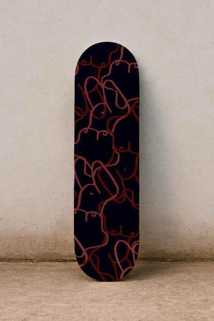 Desnudos de Contour Line en rojo tierra