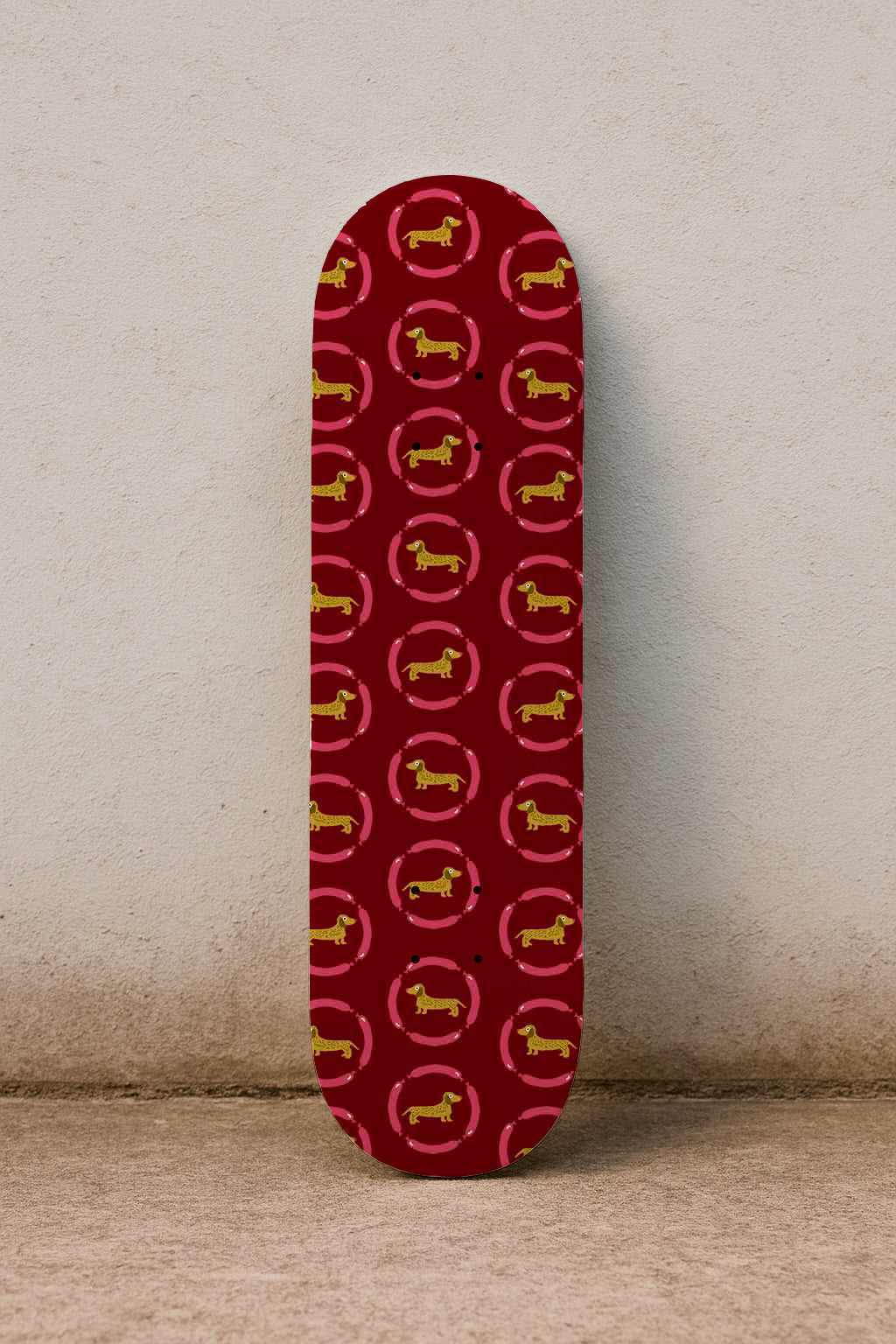 Círculos de Dachshund Dorado