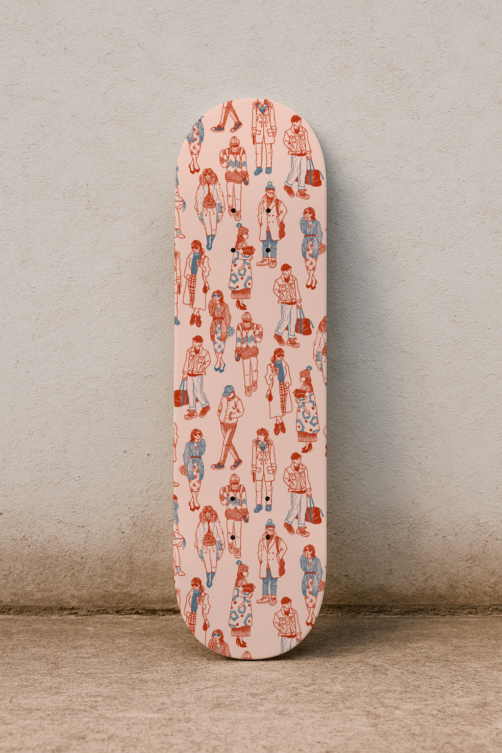 Boceto de la multitud de la moda