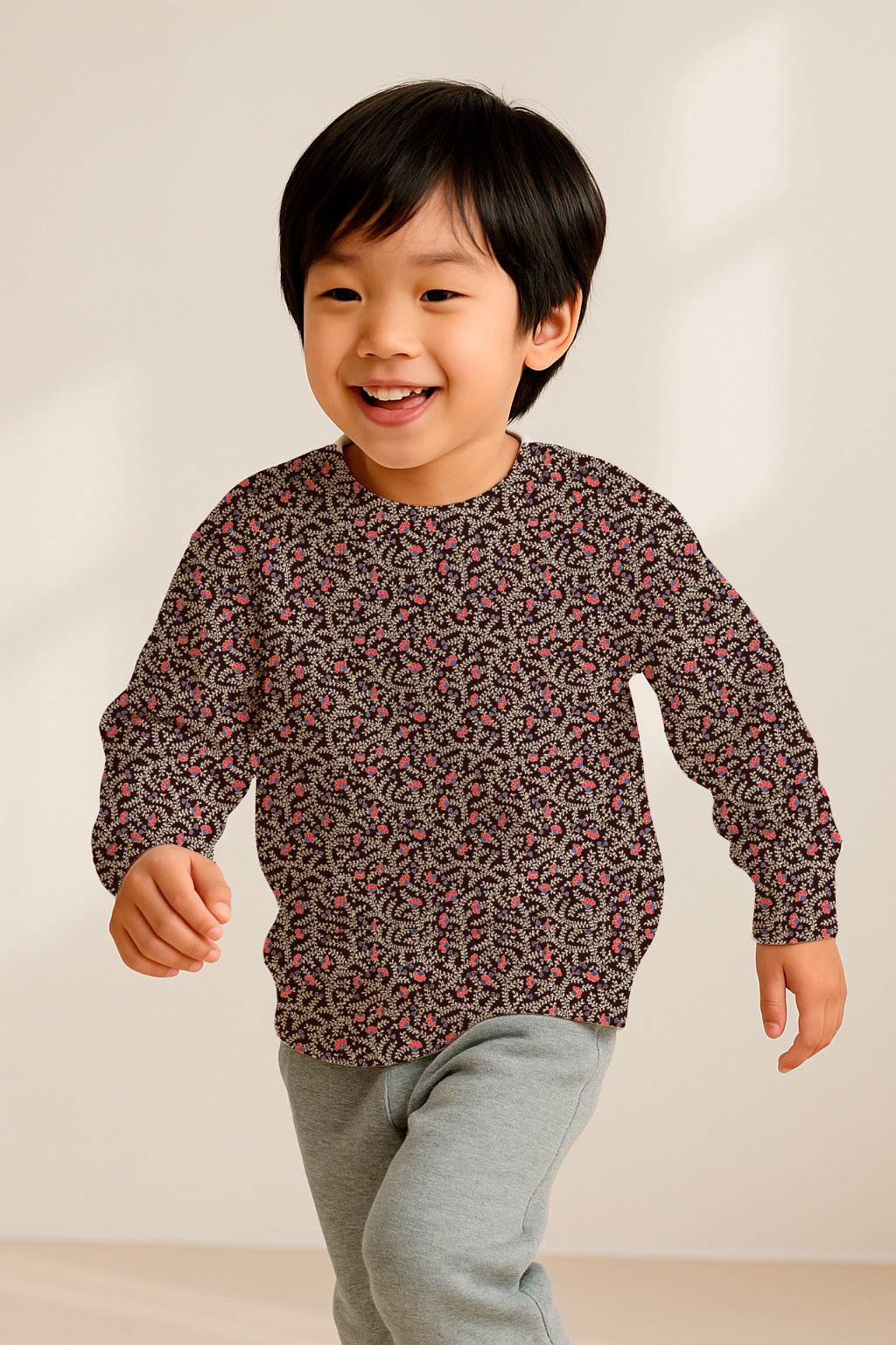 Mini Red Floral Vine