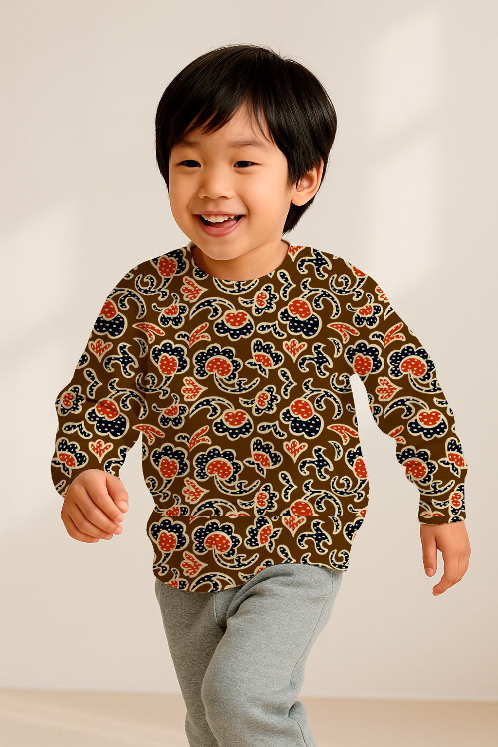 Remolinos florales vintage