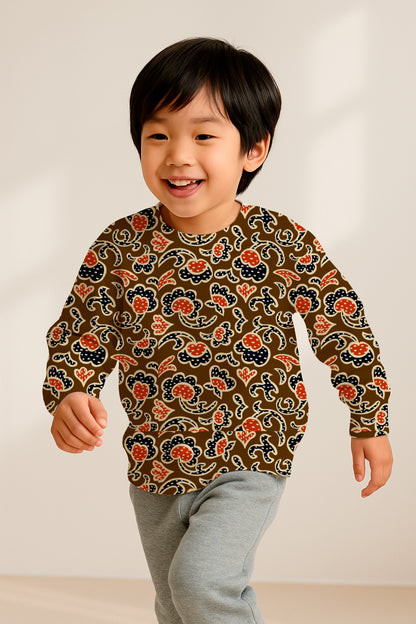 Remolinos florales vintage