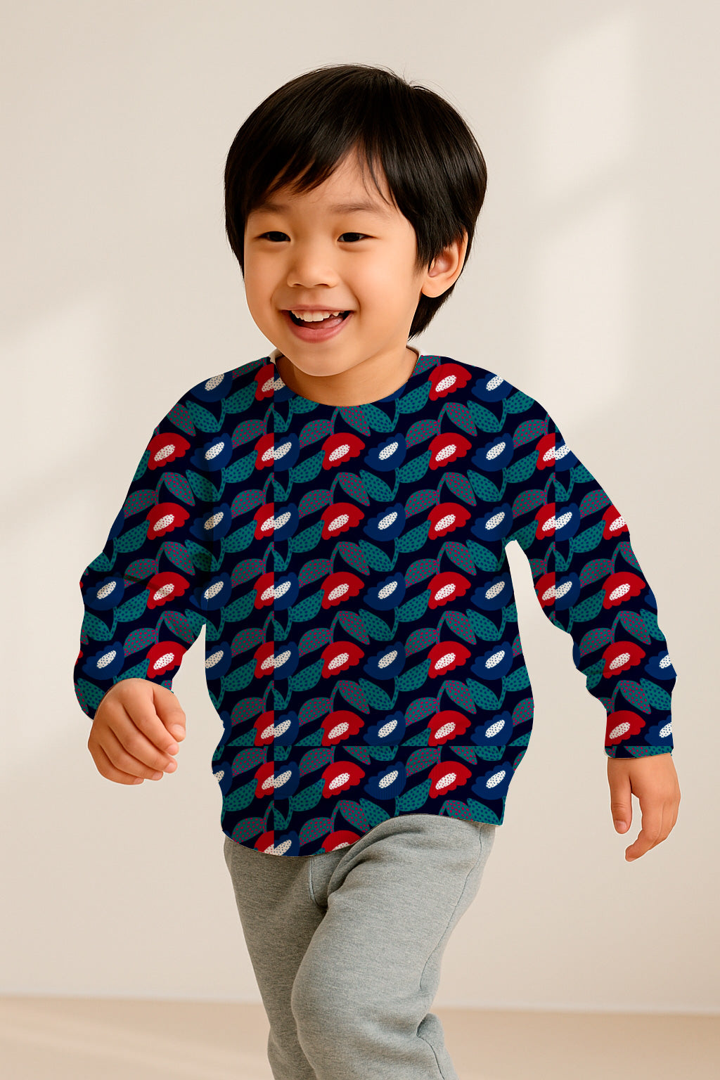 Jardín de primavera estilizado