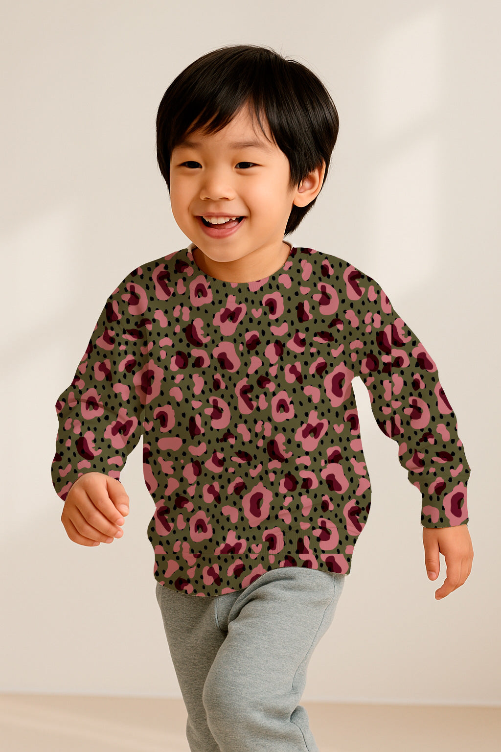 Estampado de leopardo rosa