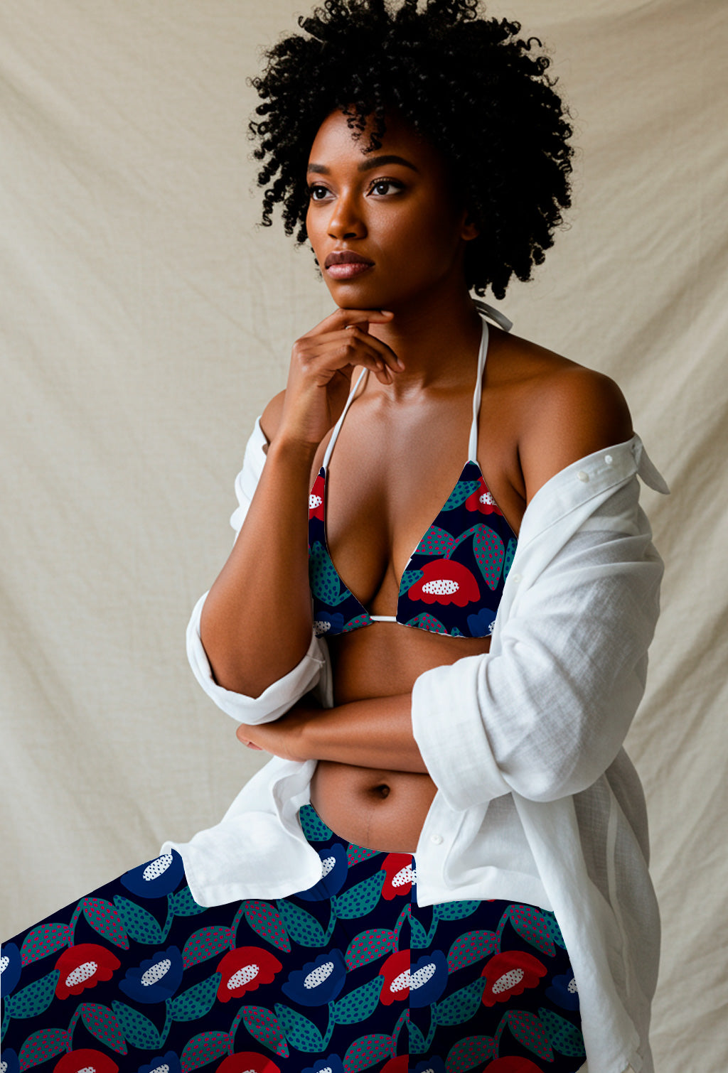 Jardín de primavera estilizado