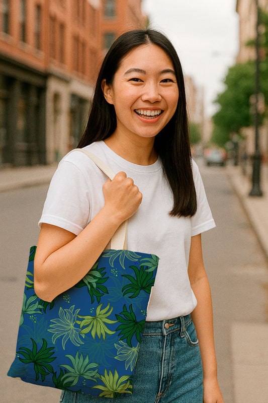Top-down oranges on wooden background