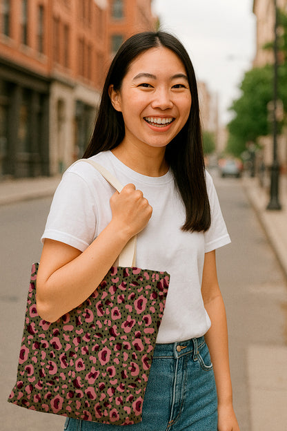 Estampado de leopardo rosa