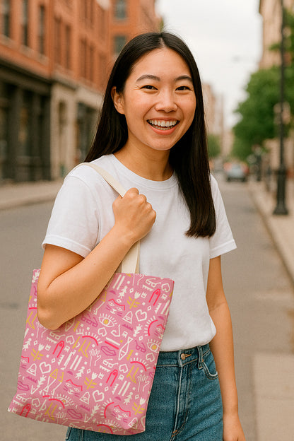 Iconos simbólicos rosas