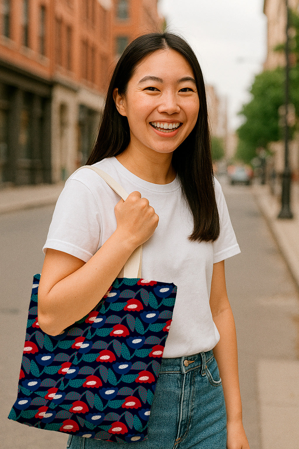 Jardín de primavera estilizado