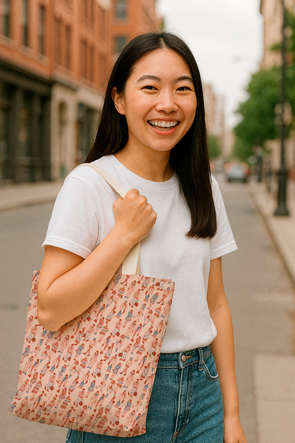 Boceto de la multitud de la moda