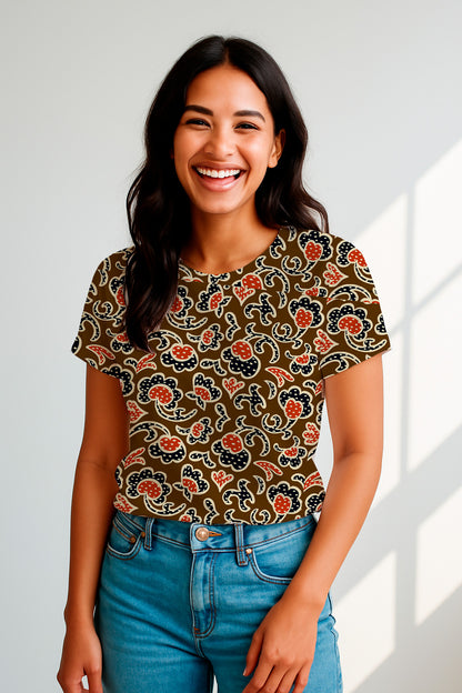 Remolinos florales vintage