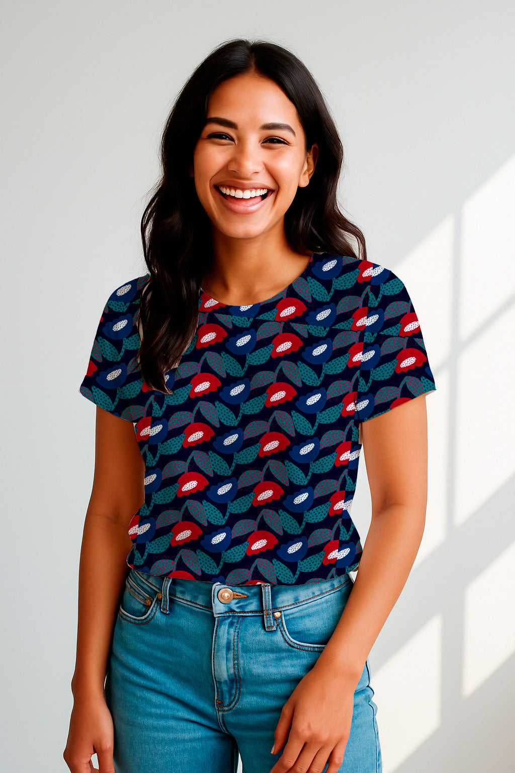 Jardín de primavera estilizado