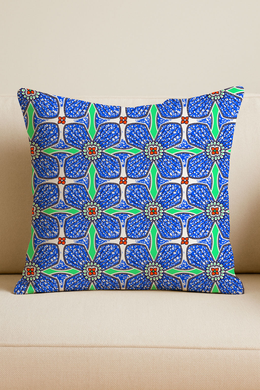 Patrón botánico gráfico con hojas de olivo