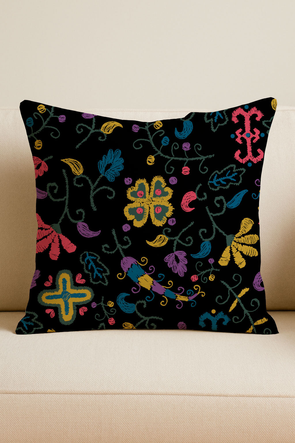 Motivo bordado bohemio