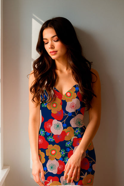 Folk Embroidery on Red