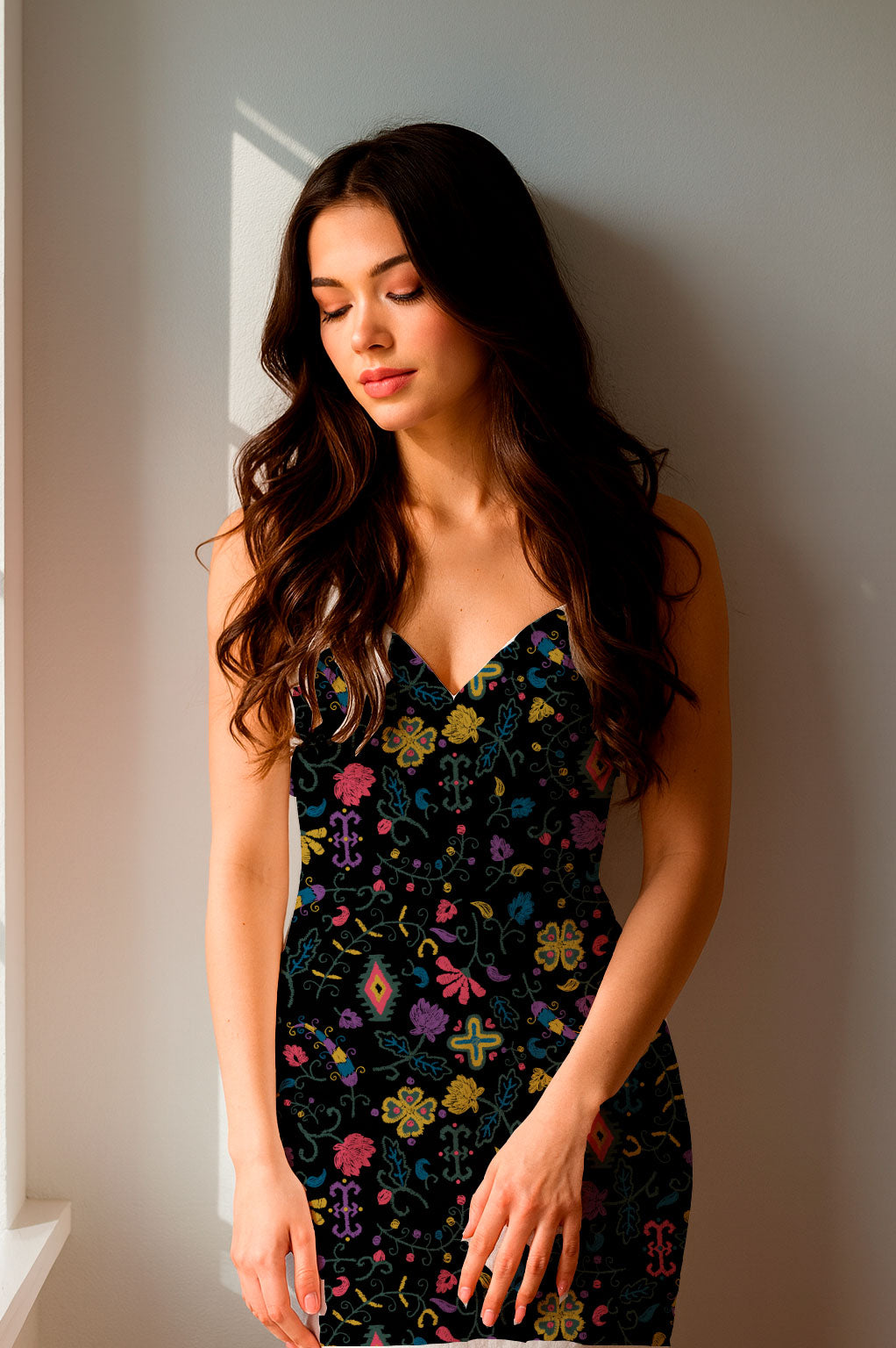 Motivo bordado bohemio