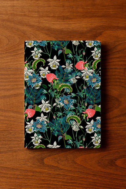 Tangled Exotic Flowers