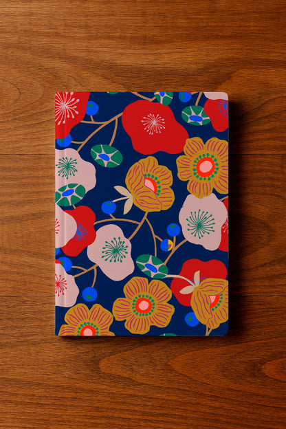 Folk Embroidery on Red