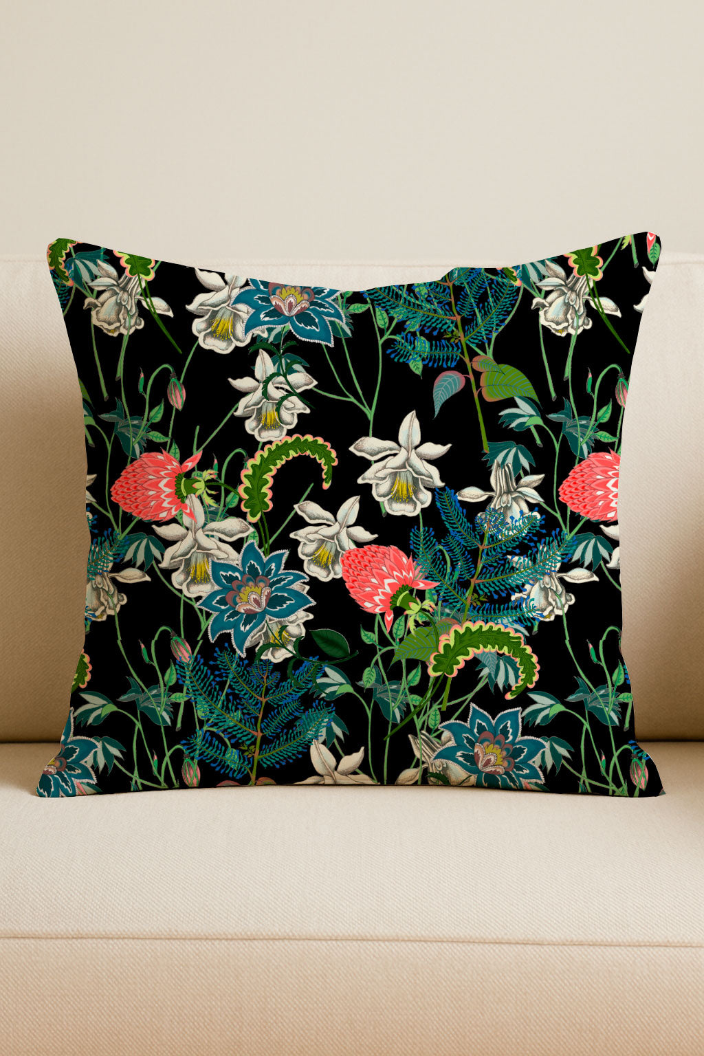 Tangled Exotic Flowers