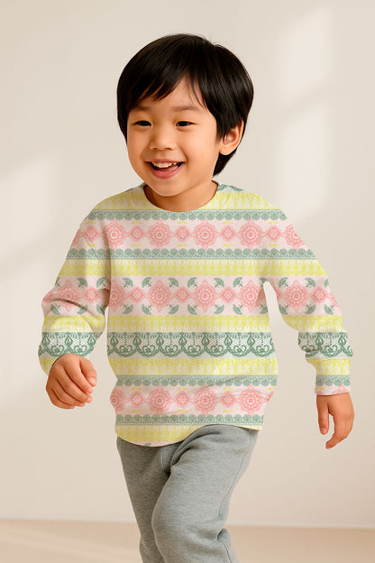 Armonía de rayas de encaje