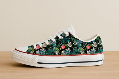 Tangled Exotic Flowers