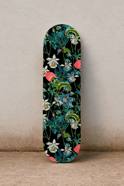 Tangled Exotic Flowers