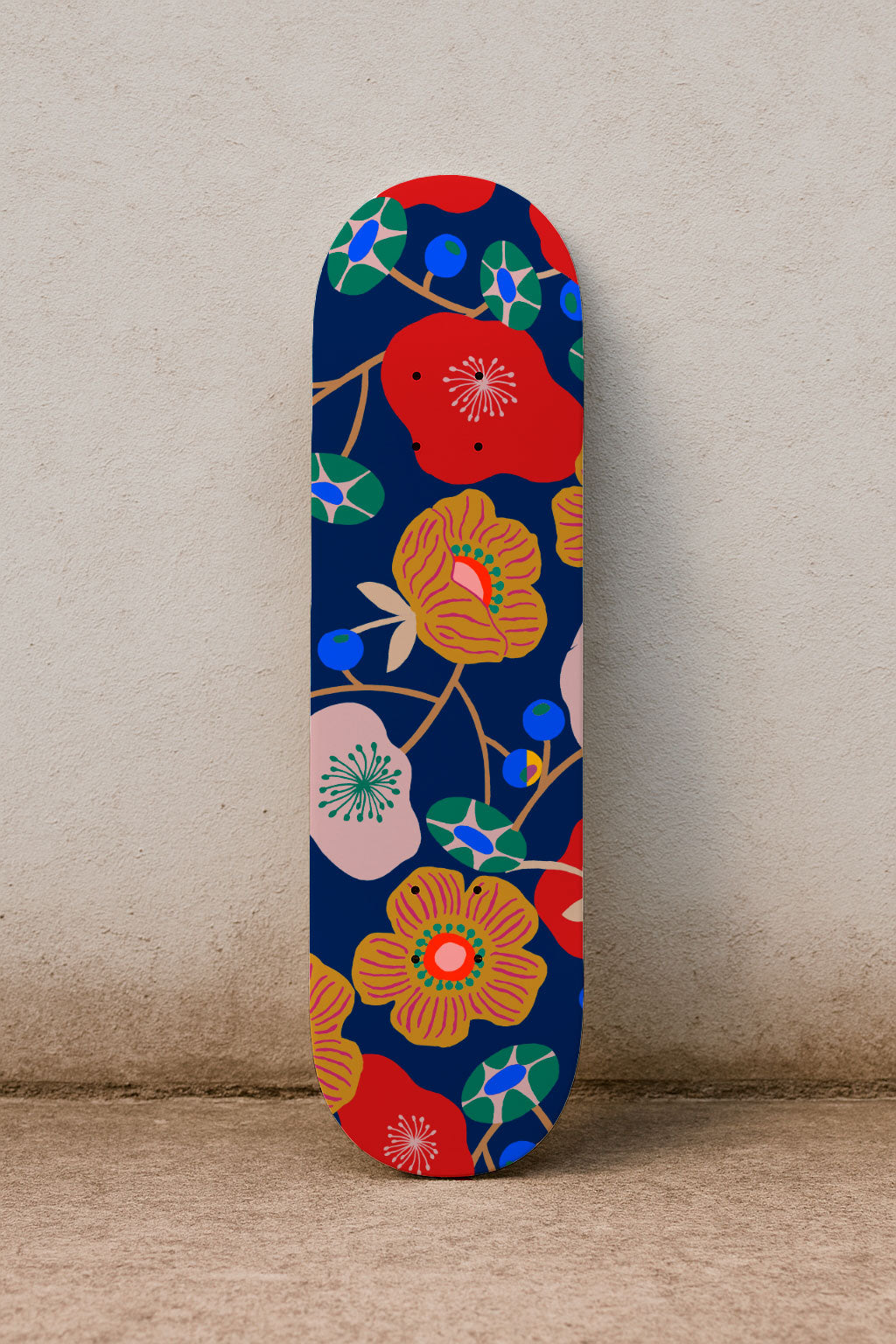 Folk Embroidery on Red