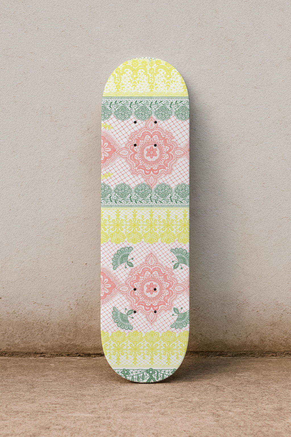 Armonía de rayas de encaje