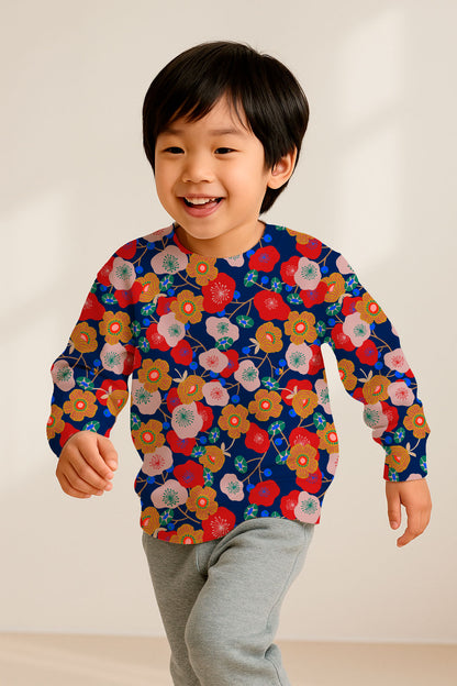 Folk Embroidery on Red