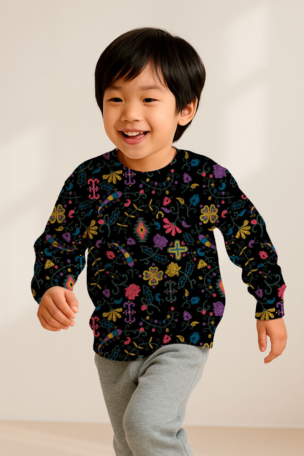 Motivo bordado bohemio