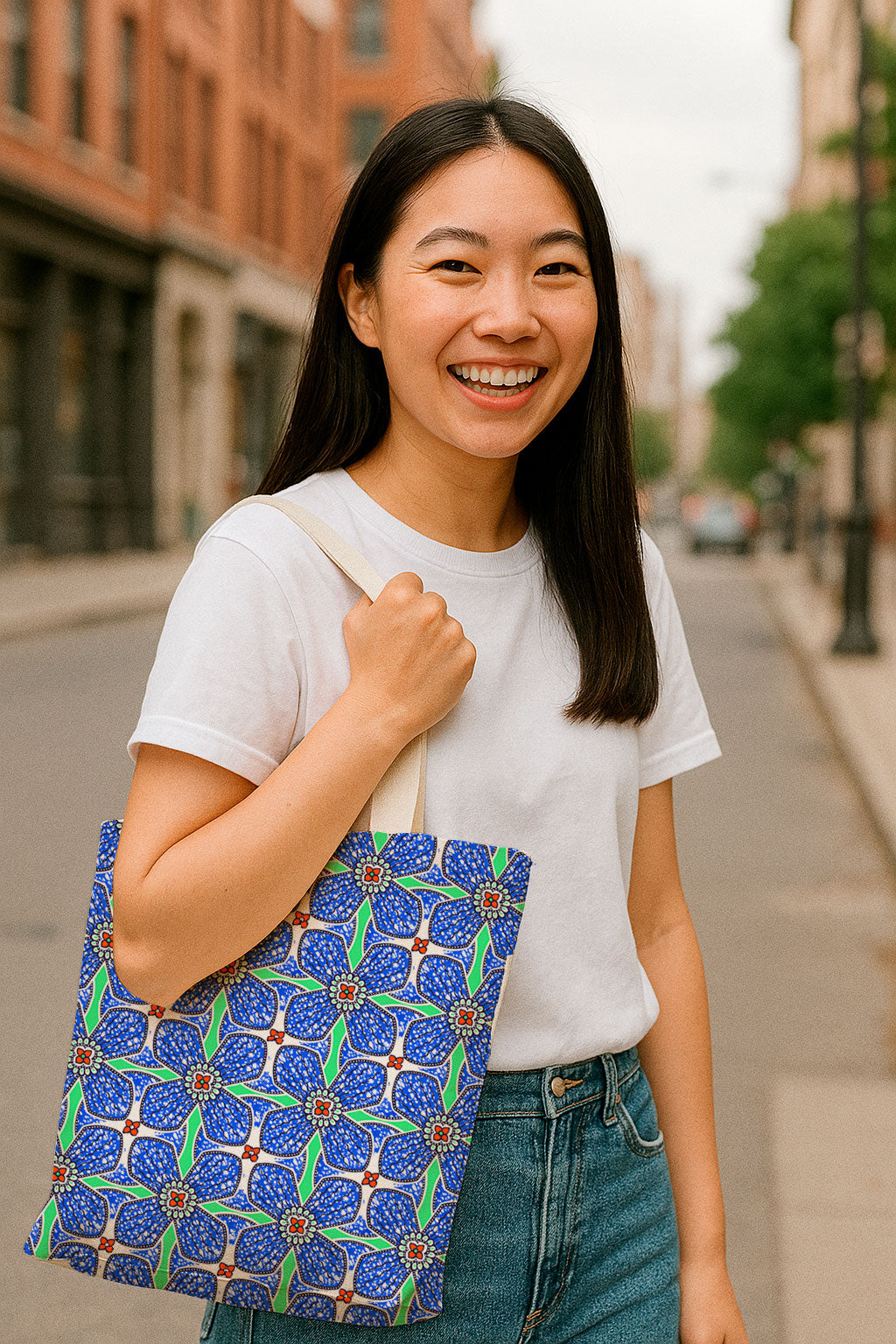 Patrón botánico gráfico con hojas de olivo