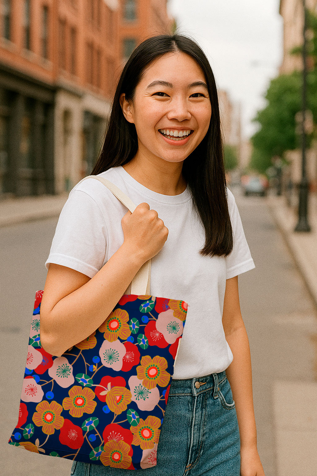 Folk Embroidery on Red