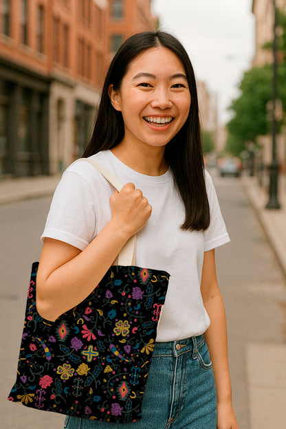 Motivo bordado bohemio