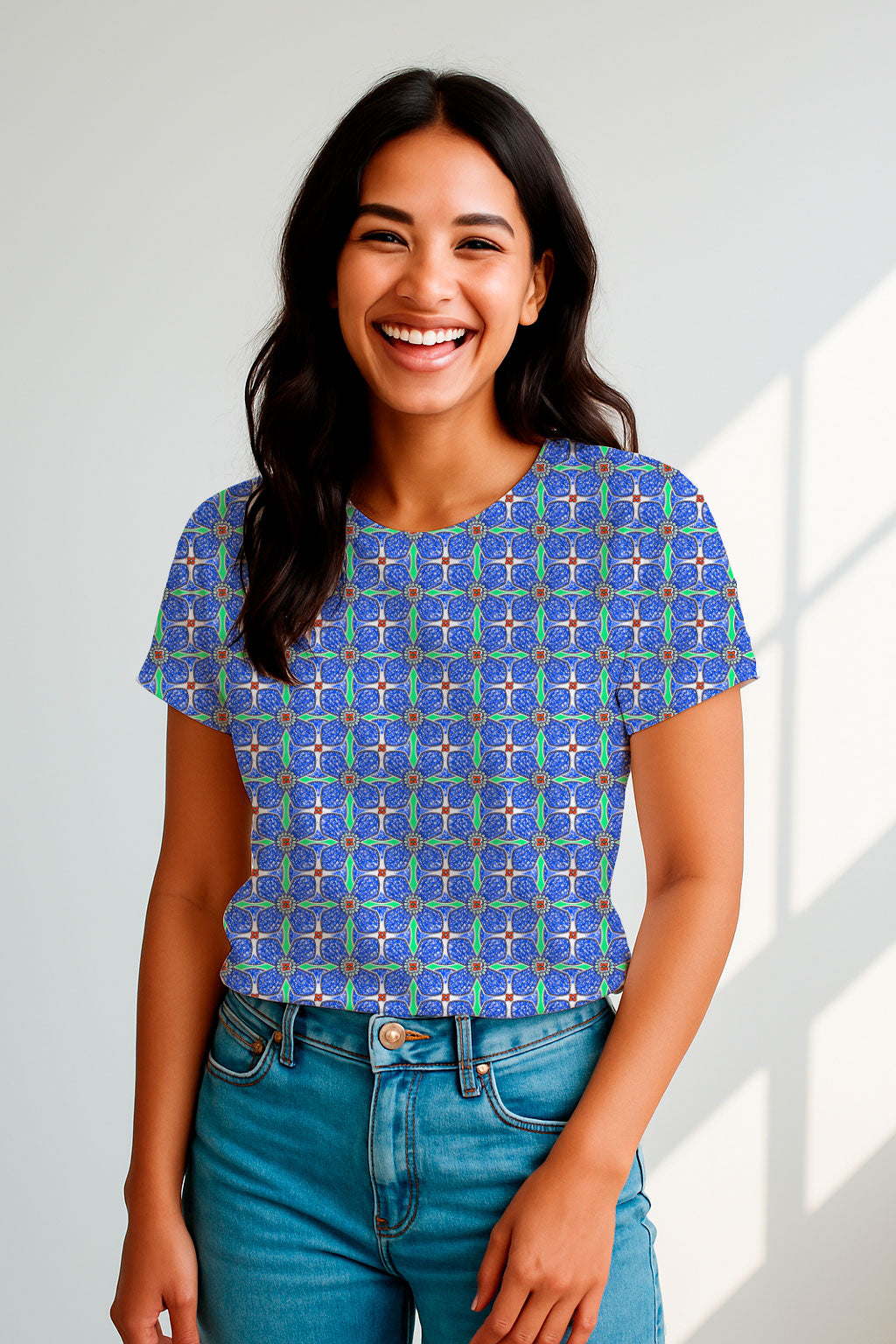 Patrón botánico gráfico con hojas de olivo