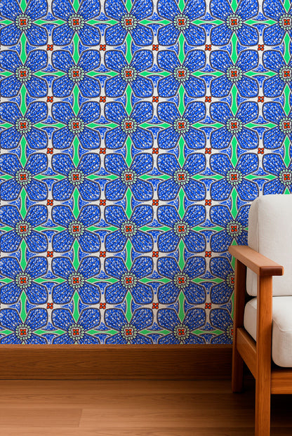 Patrón botánico gráfico con hojas de olivo