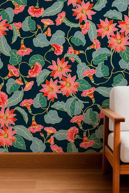 Flores nocturnas tropicales