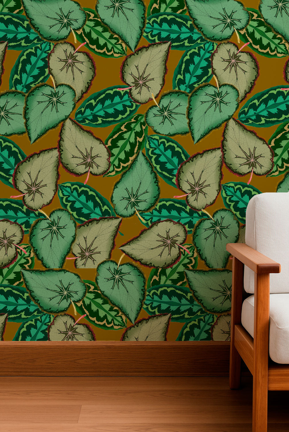 Patrones de hojas superpuestas